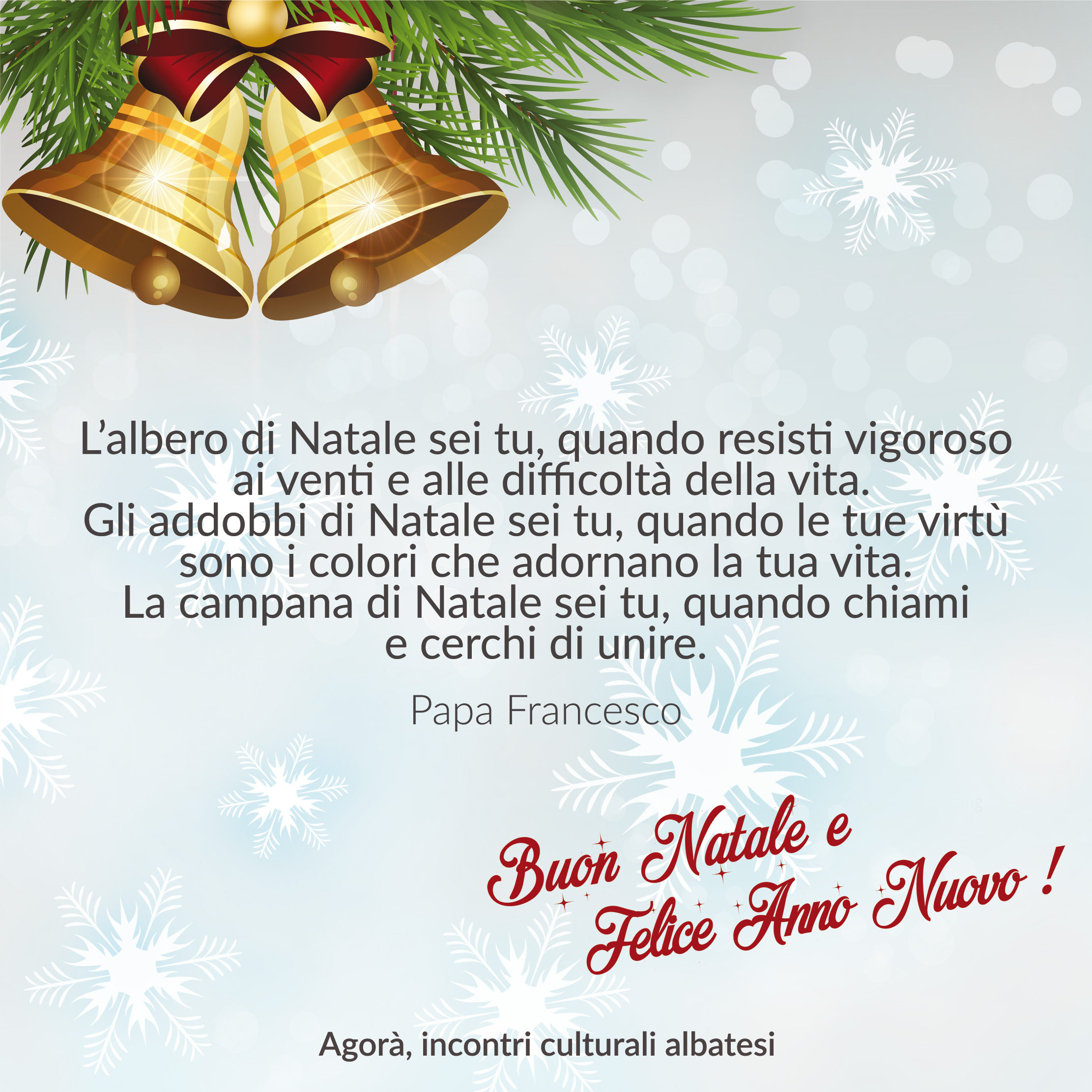 Buon Natale Francesco.Buon Natale 2017 Agora Albate