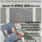 presentazione del libro Luigi Ballerini, Enrico Cantaluppi: giovani partigiani – Martedì 14 aprile ore 21:00